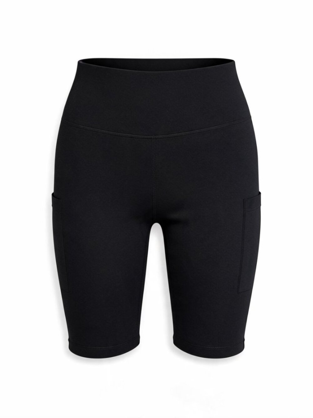 Baleaf Black Women's Athletic Biker Shorts with Side Pockets